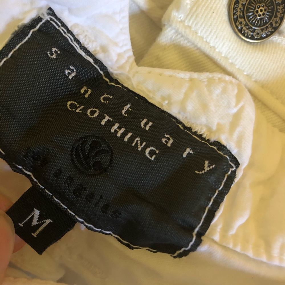 SANCTUARY WHITE SHORTS‎ M - Picture 2 of 5